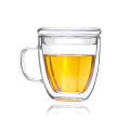 Dishwasher Microwave Safe Coffee Mug Double Wall Glass Cups